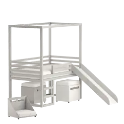 Базовая Кровать-Куб с Горкой |Упрощенная модель без ящиков| DOODYWOODY – Минимализм и функциональность