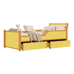 Кровать детская basic lite с выкатными ящиками