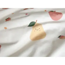 Комплект постельного белья принт Фрукты размер L