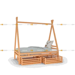 Вигвам - детская кровать премиум класса в скандинавском стиле.