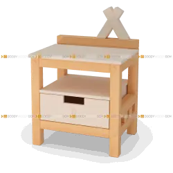 Прикроватная тумба в индейском стиле для малышей в возрасте от 0 до 5 лет