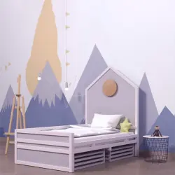 Изголовье домик для кровати