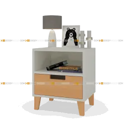 Детская тумба с полкой и ящиком | Эргономичная мебель для порядка в комнате | DOODYWOODY
