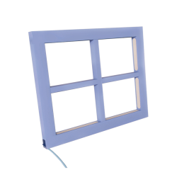 Ночник окно синий