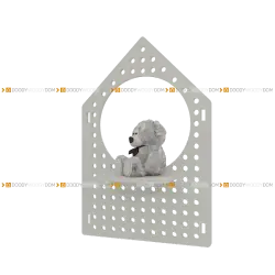 пегборд деревянный в детскую pegboard DOODYWOODY