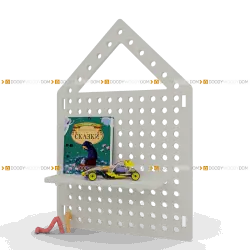 пегборд деревянный в детскую треугольник pegboard DOODYWOODY