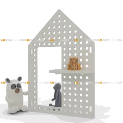 пегборд деревянный в детскую pegboard DOODYWOODY