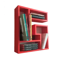 Полка буква G для книг и игрушек