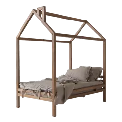 кровать домик из массива doodywoody