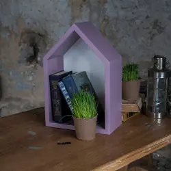 Полка домки фиолетовая